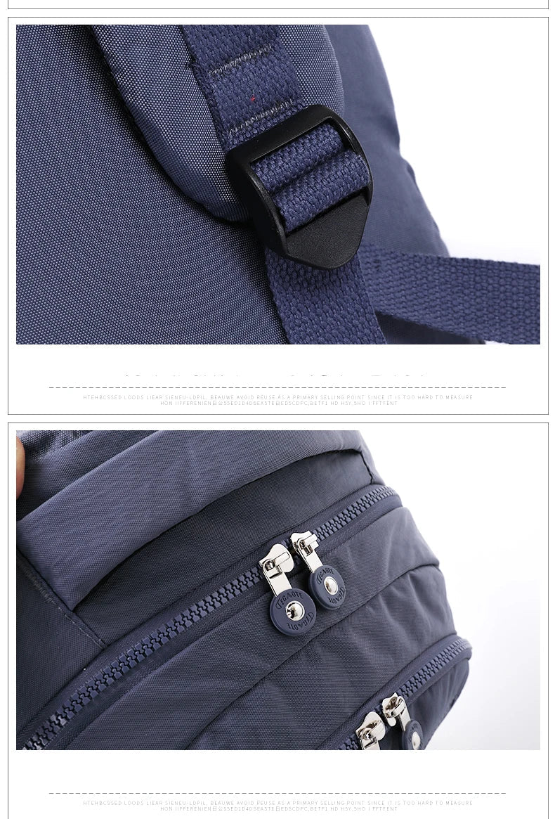 TEGAOTE Large Nylon Waterproof Backpack Travel Rucksack for Women School Bags Mochilas Mujer Kids Girls 2026
