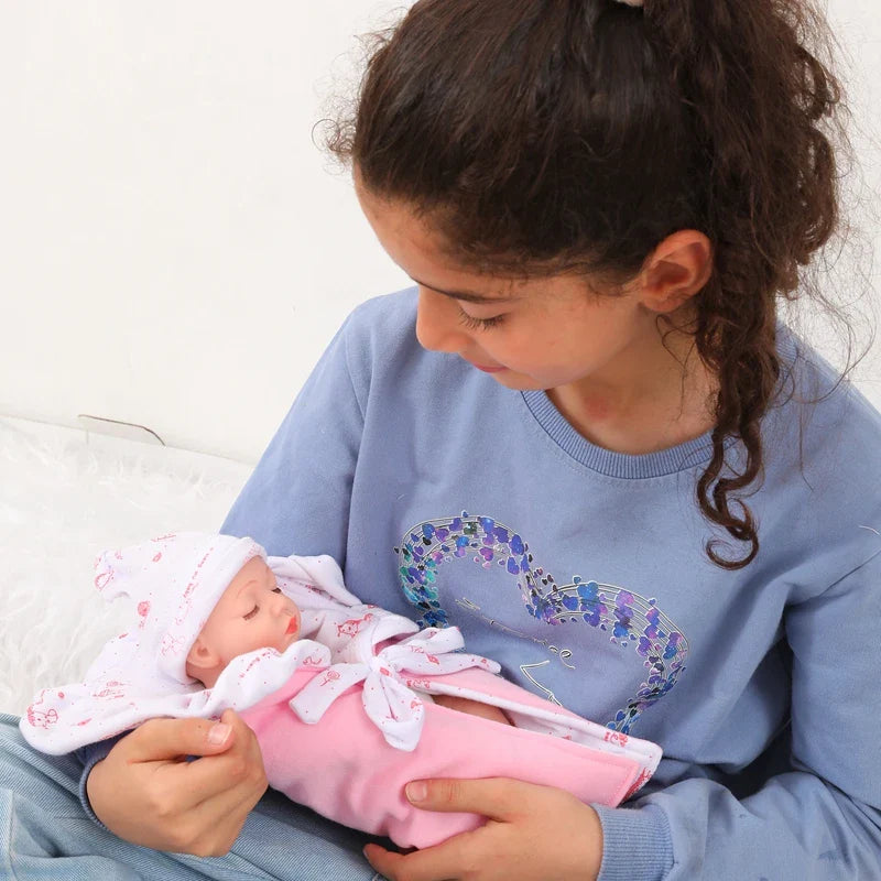 12 Inch New Reborn Doll 30CM Realistic Girl Bebe Baby Doll With Fashion Clothes Baby Doll Soft Skin Vinyl  Kids Toys Dolls Gift