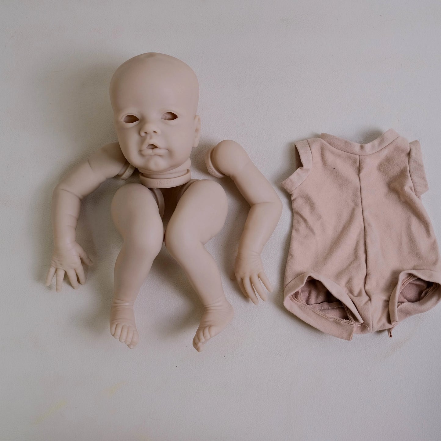 New Twins NPK 19-inch Primrose Asleep  and Awake Twin baby   Unpainted Reborn Doll Kit