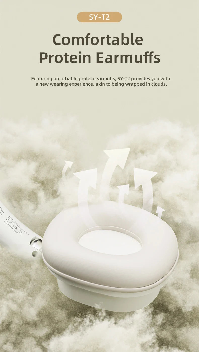 Original Bluetooth Headphone Headset SY-T2 High Quality Noise Reduction Wireless Microphone Wired Earphone Gamers Headphones