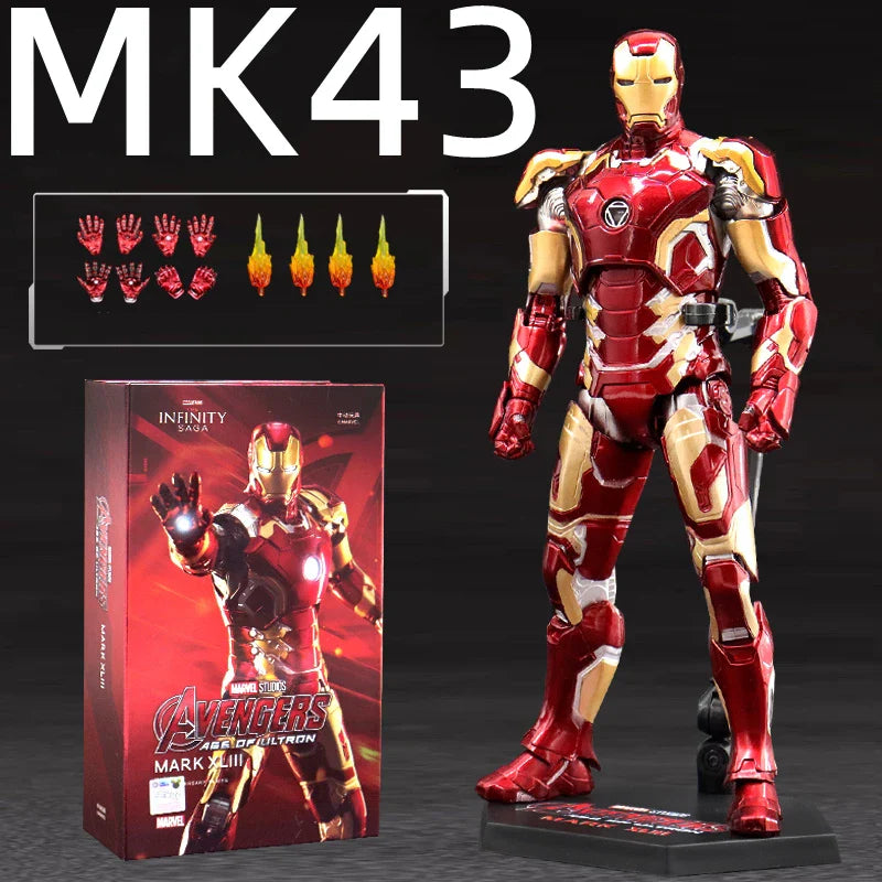 ZD Original Iron Man Legends Mk42 War Machine MK1 MK2 MK3 MK4 MK5 MK6 MK7 Spider Man Avengers Infinity War Action Figure