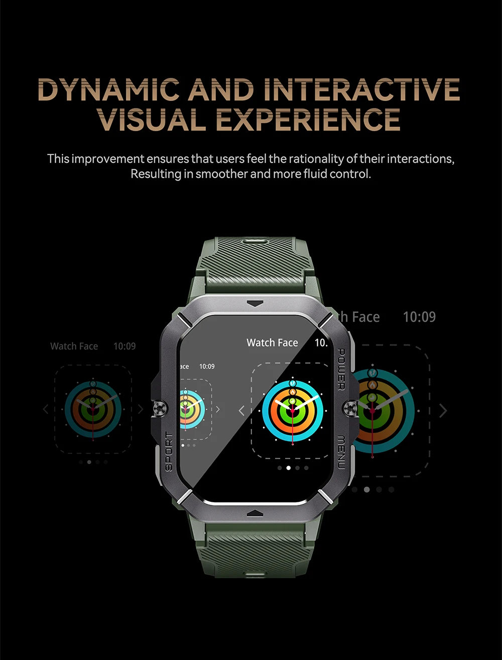 CUBOT C28 Waterproof Smart Watch Men 2.02 Inch Fitness Tracker Sport Wrist Smartwatch For Android IOS Bluetooth Call