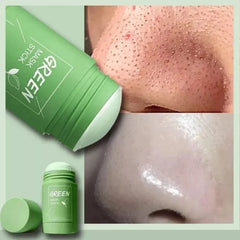 Green Tea Moisturizing Solid Smear Mask Quickly Cleans Face Nose Melanin Skin Nourishes Skin Shrink Po&res Brightening Mud Film