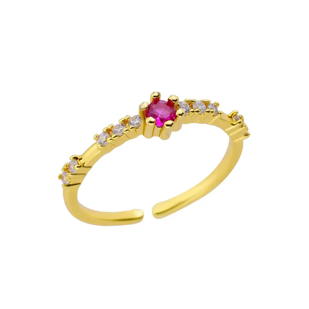 Wedding Rings For Women Gold Color Open Finger Ring Party Jewelry