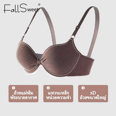 Bras for Women Cotton Deep V Underwire Ladies Brassiere Push Up Lingerie