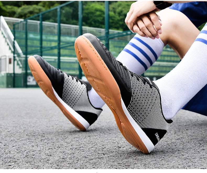 Futsal Soccer Shoes Men Low Naked Ankle Adult Professional Indoor Football Boots