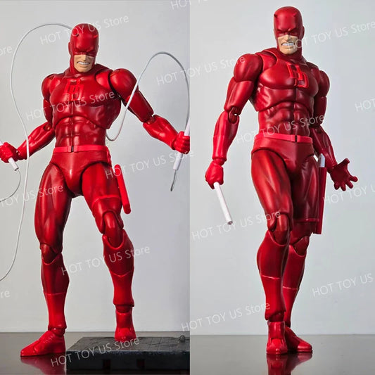100% Original Ct Toys Daredevil Mafex 223 Comic Version Figure SHF Anime Action Figurine Statue Model Custom Gifts Kids Toys