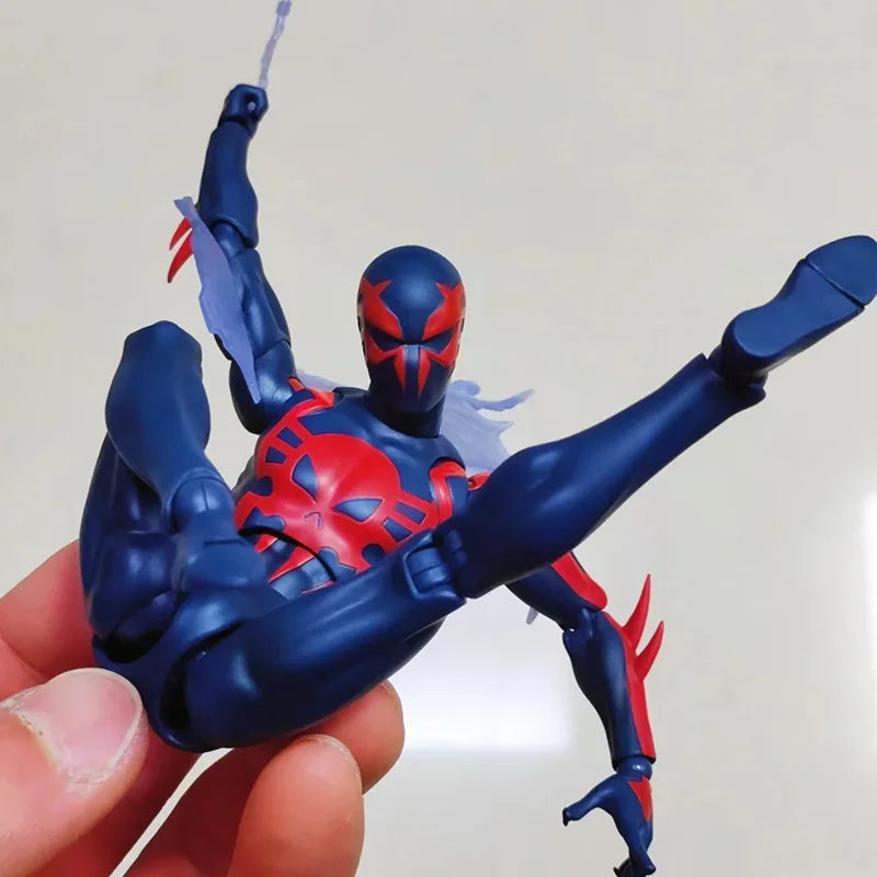 In Stock: Mafex 239 Spider-Man 2099 Action Figure - Comic Version Collection Model, Anime Custom Gift