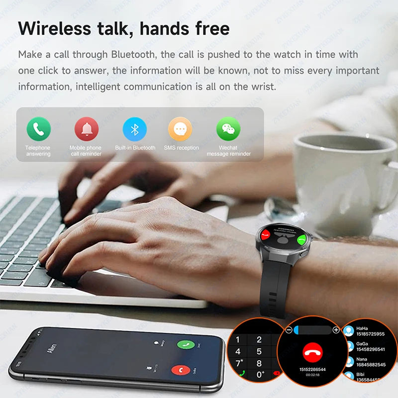 For Huawei Watch GT5 Pro Smart Watch 1.53 Inch HD AMOLED Screen