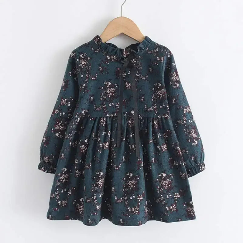 Girls Dress Spring Kids Princess Dress Casual Floral Costumes