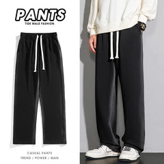 Casual Men's Pants Fashion black Baggy Streetwear jogger Wide Pants Mens