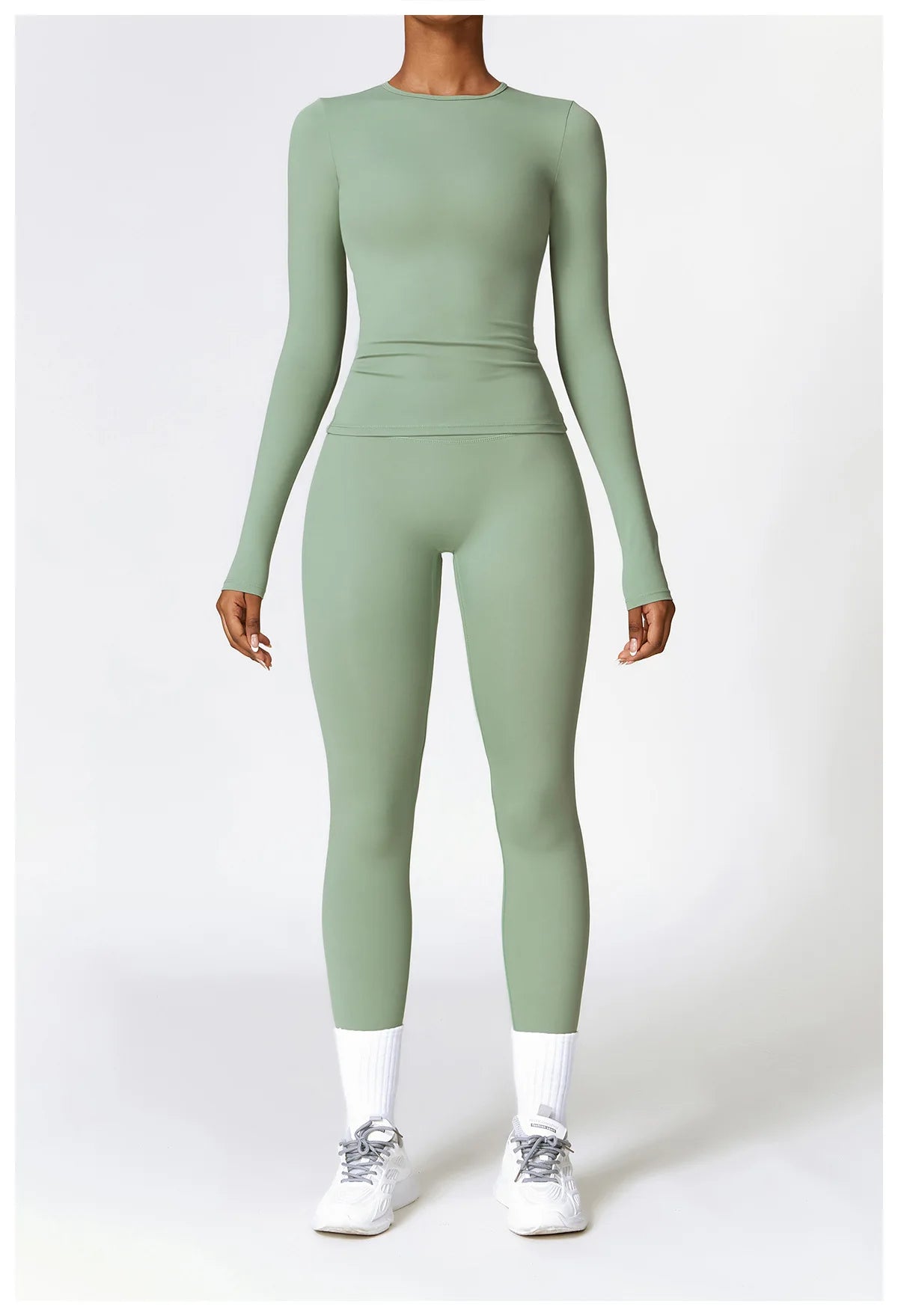 Women Sport Seamless Leggings High Waist Elastic Solid Yoga Leggings Gym Workout