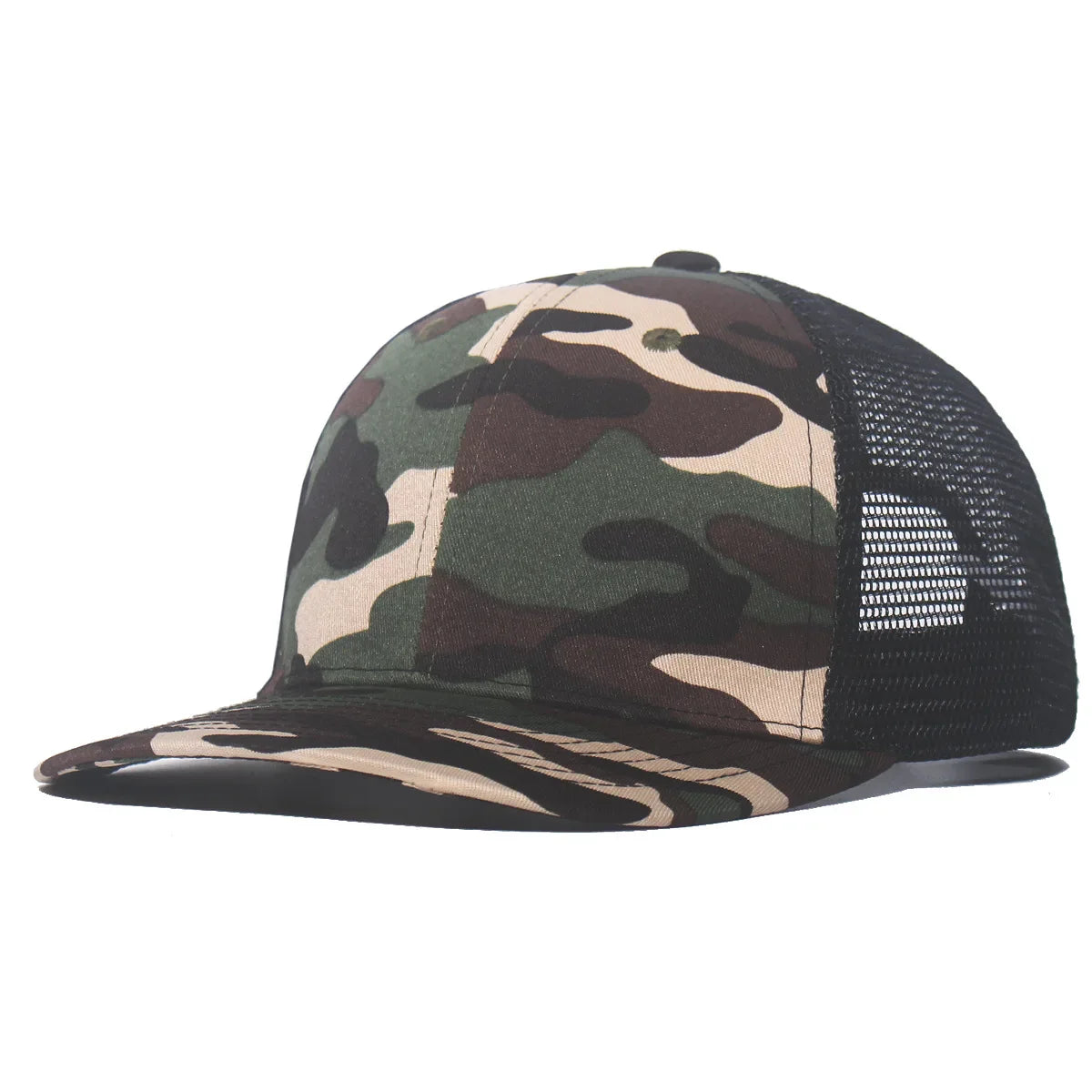 New Fashion Slight Curved Brim Baseball Cap For Men Women Summer Breakable Net Blank Truck Caps Sun Hat