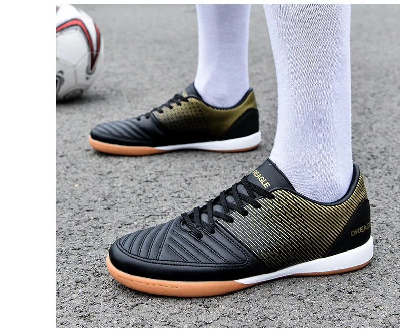 Indoor Futsal Shoes Men Soccer Cleats IC Non Slip Male Football Boots