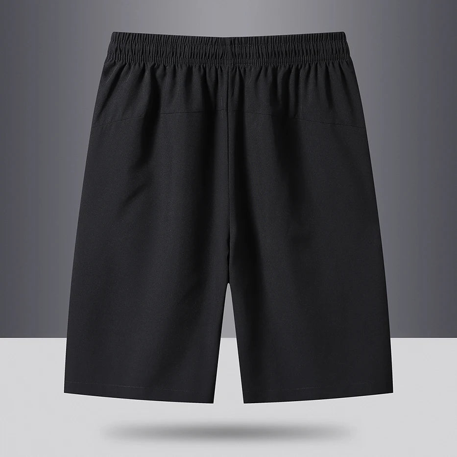 Men'S Beach Quick Dry Running Sports Board Black Shorts
