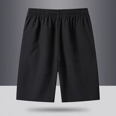 Men'S Beach Quick Dry Running Sports Board Black Shorts