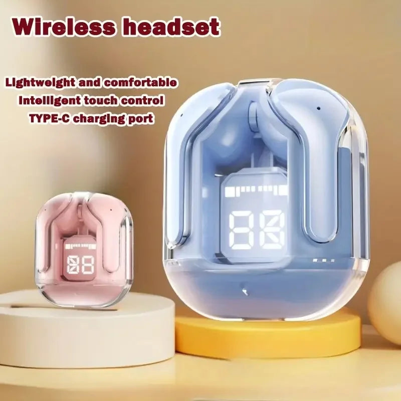 Wireless Earbuds LED Power Digital Display Headset Stereo Sound Bluetooth Earphones for iPone Xiaomi Lenovo Headphone