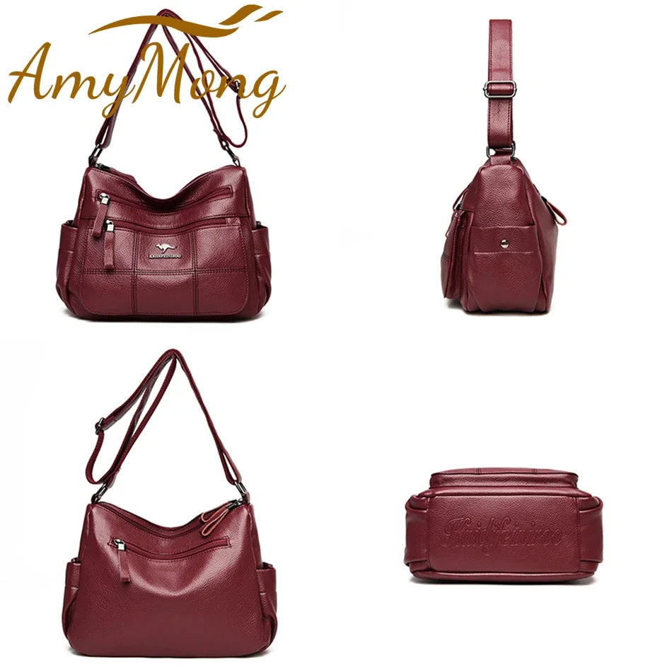 Genuine Brand Leather Sac Handbags Purse Women Bags Designer Shoulder
