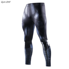 Rashguard Men Compression Tight Leggings Running Sports Male Fitness Jogging Pants