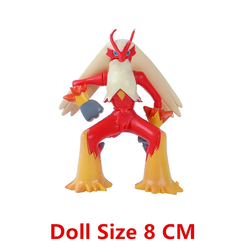 Pokemon Cartoons Movie Anime Figure Gengar Charizard Pikachu Collection Model Pocket Monster Action Toys Kids Christmas Gifts