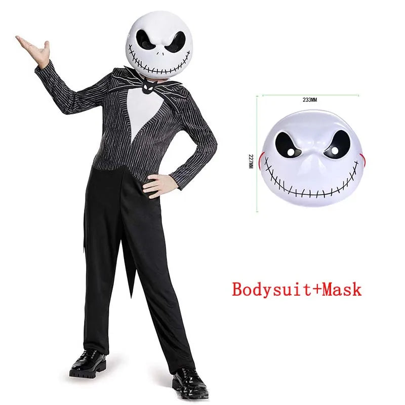 Kids' Halloween Gothic Vampire & Day of The Dead Cosplay Costumes for Boys Top + Pants + Cloak Set Scary Fantasy Outfits