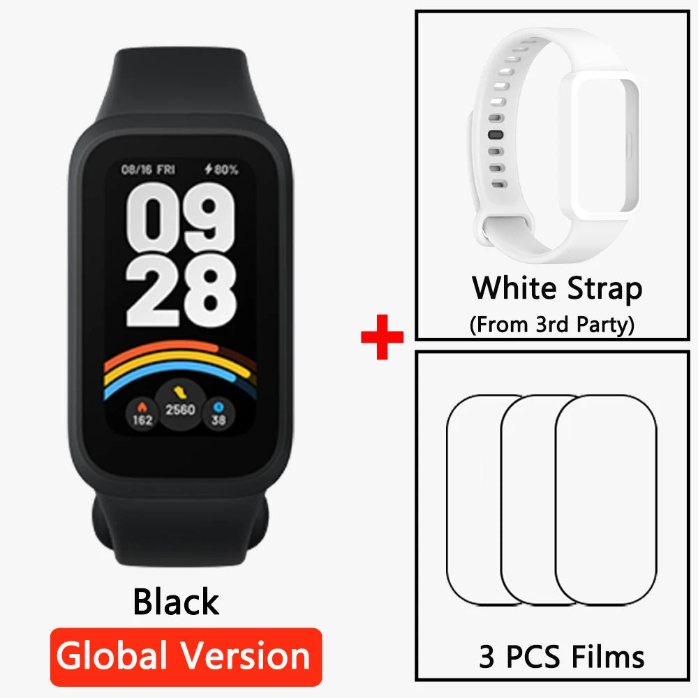 Global Version Xiaomi Smart Band 9 Active 1.47'' TFT display Xiaomi Band 9 Active Mi Band 9 Active Up to 18-day battery life