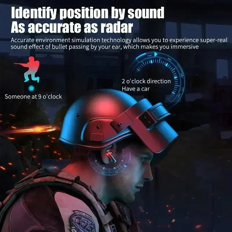 TWS Bluetooth Headphones Wireless Earphones Smart Touch Headset Waterproof Noise Canceling Headphones for All Smartphones