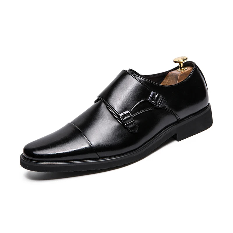 Men shoes Leather Oxford Dress Shoes Comfortable Gentleman's Stylish Business Formal Shoes Flats 38~48 Zapatos Hombre #TLK003