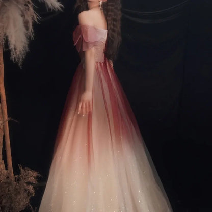 Homecoming Dresses: One-shoulder Slim Waist Wedding Party Prom Dresses