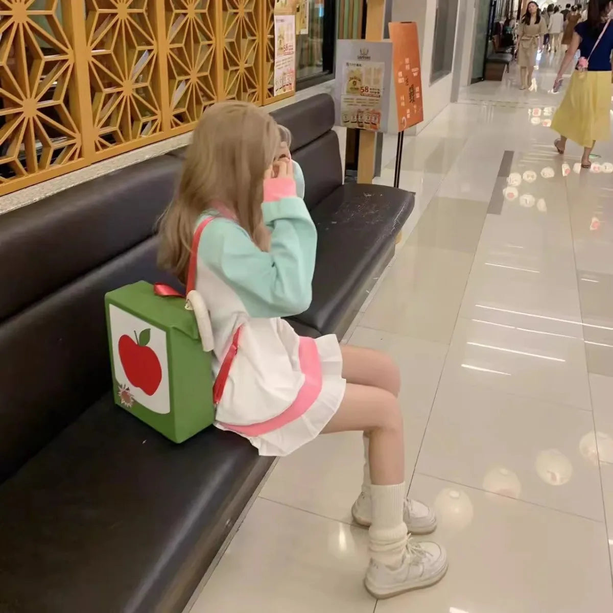 Y2k Harajuku Kawaii Cute Hoodie Women Japanese Fashion Patchwork