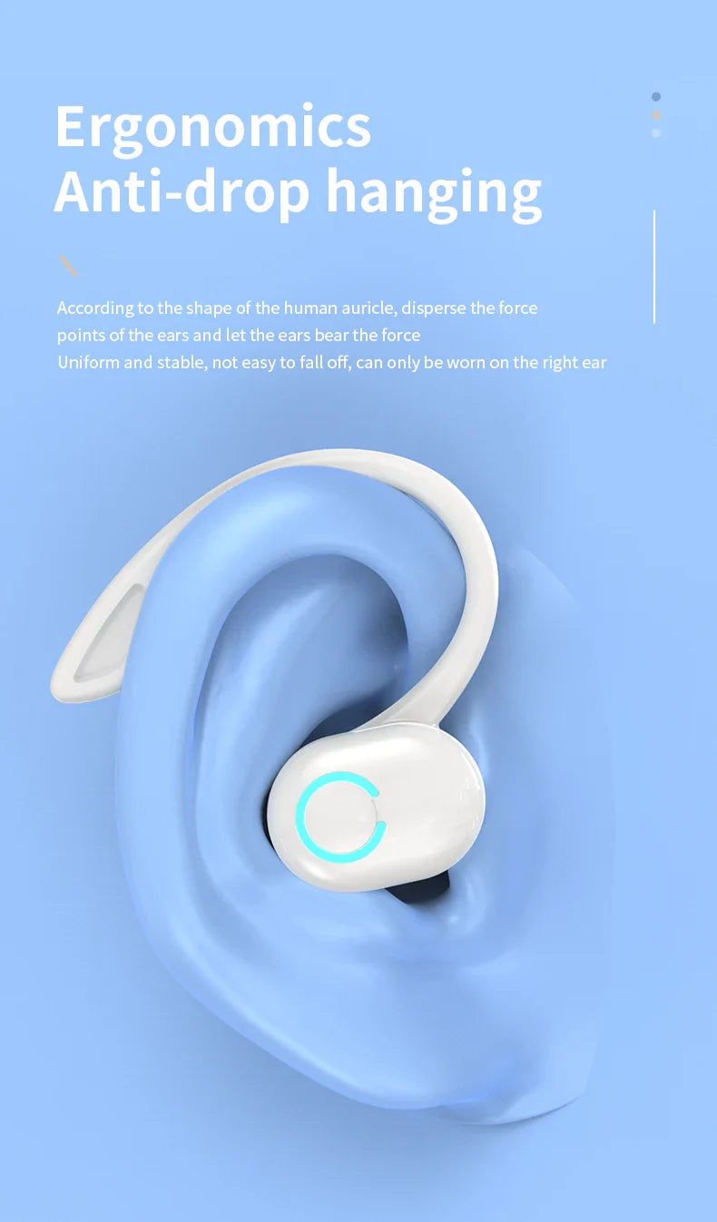 VAORLO S10 New Earphone Bluetooth Earphone Sport Business Single Ear Earphone With Good Sport Range and Noise Reduction Wearing