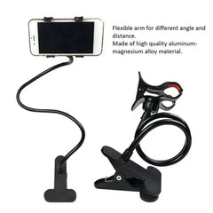 Phone Holder Gooseneck Flexible Arm Lazy Rotatable Bedside Cellphone Stand Mount