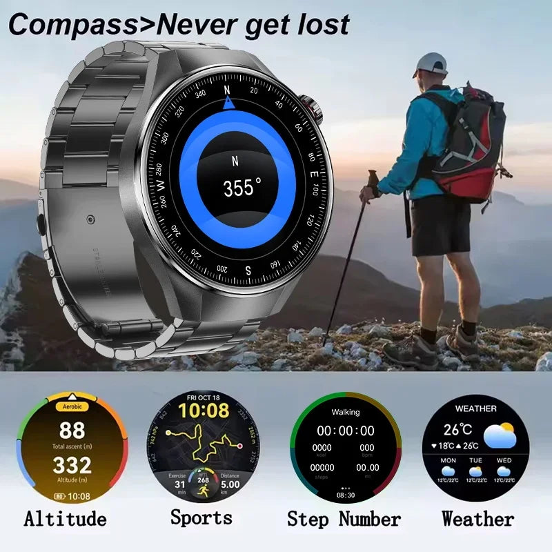 2025New Originl Watch G5 PlUS Smart Watch Men 466*466 HD AMOLED Screen GPS track Heart Rate Bluetooth Call Waterproof SmartWatch