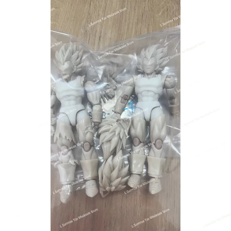 Black Hole TK Custom Dragon Ball Z Super Saiyan SSJ Majin Vegeta Battle Damage Full Power Anime Action Figures Models Gifts Toys
