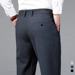 Brand Clothing Summer High Quality Soft Formal Suit Pants Men Business