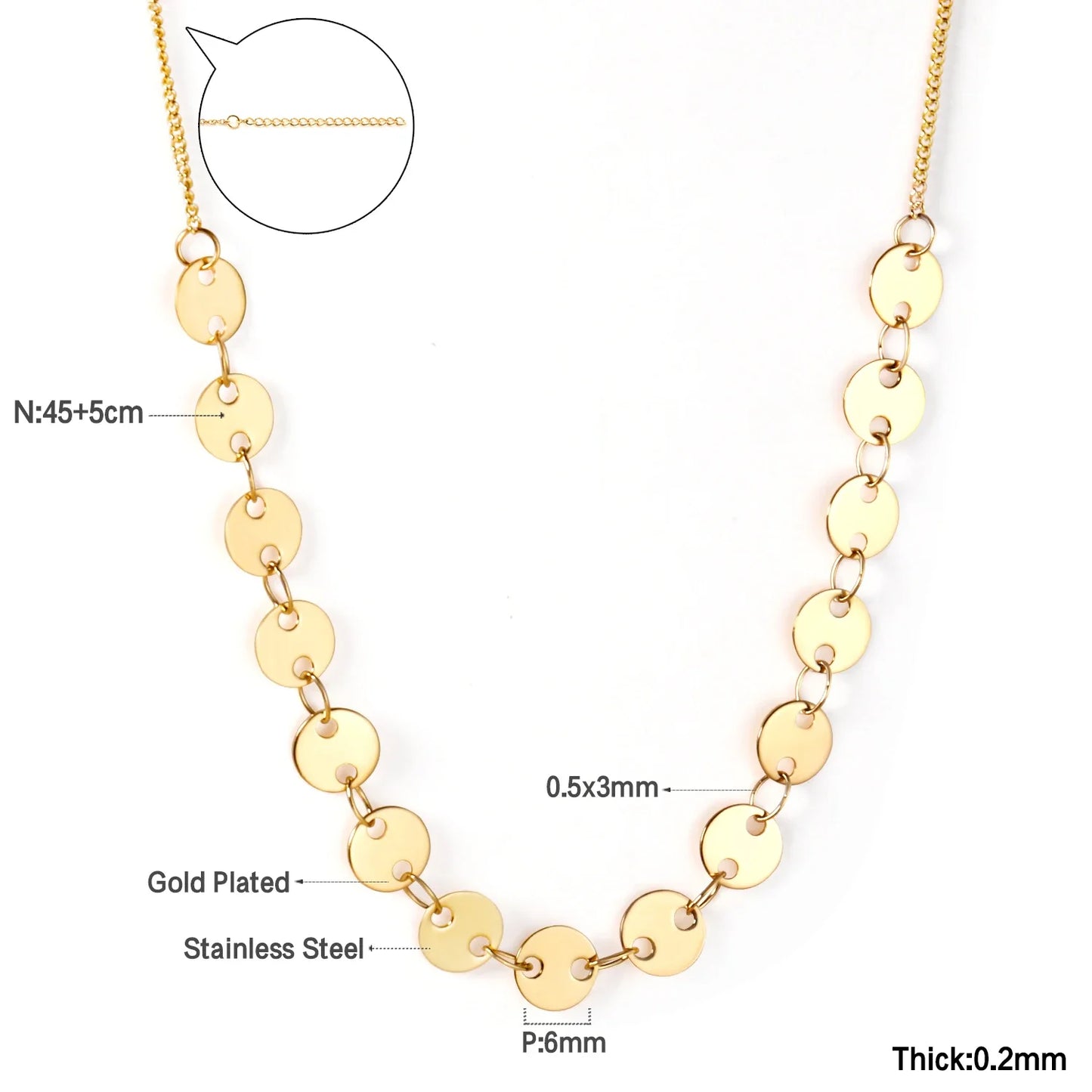 LUXUKISSKIDS Woman Collier бижутерия Golden Chains Necklaces Bohemia Star Heart Elegant Stainless Steel Jewelry Trendy