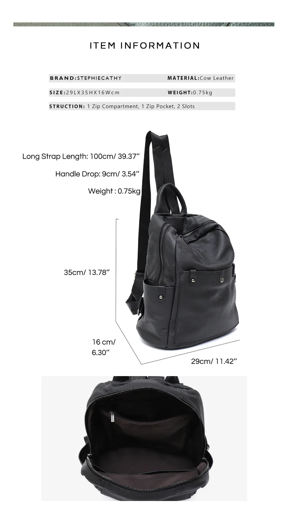 Soft Genuine Cowhide Daily Backpack Women Men Spacious Multi Pockets Fashion Casual Versatile Knapsack Travel Business College
