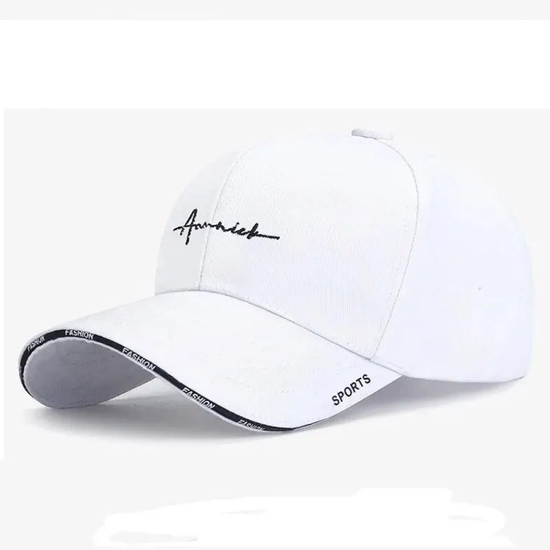 Hat Women's Korean Version Letter Embroidery Cap Baseball Cap Internet Celebrity Sports Breathable Hat Sun Hat