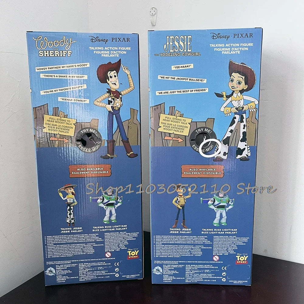 Toy Story 4 Talking Woody Jessie Action Figure Sing Soft Cute  Anime Figure Decoration Birthday Model Gift Toys