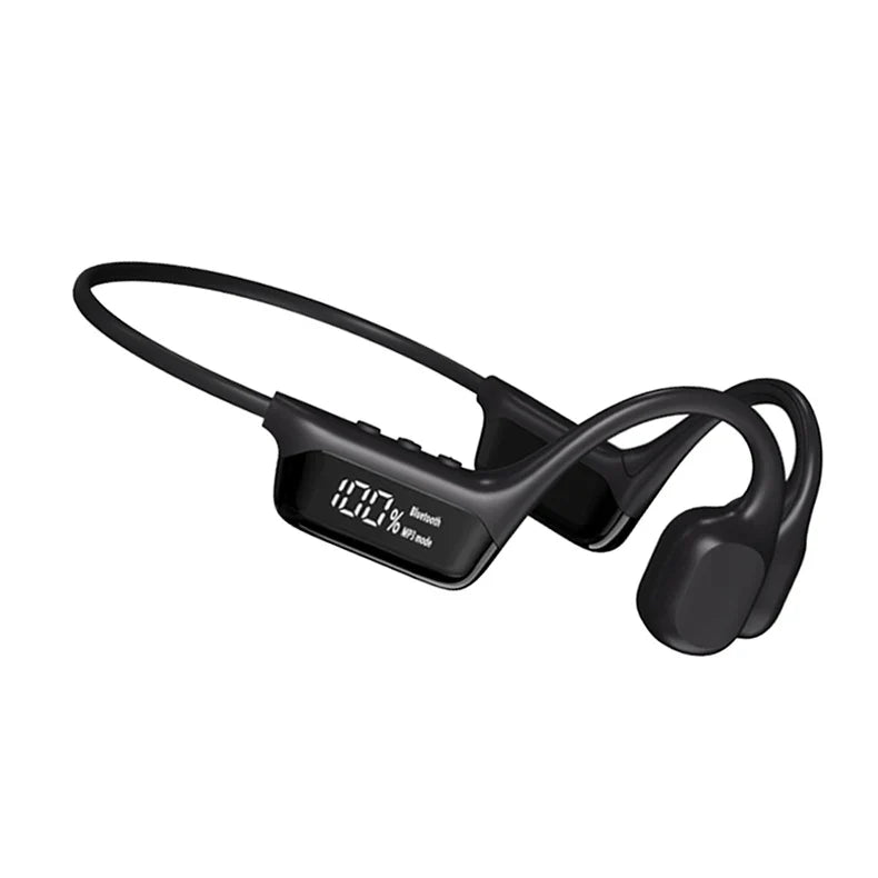 S10 Bluetooth 5.4 True Bone Conduction Headphone HIFI Music Headset 32GB MP3 Player LED Digital Display IPX8 Waterproof For Swim