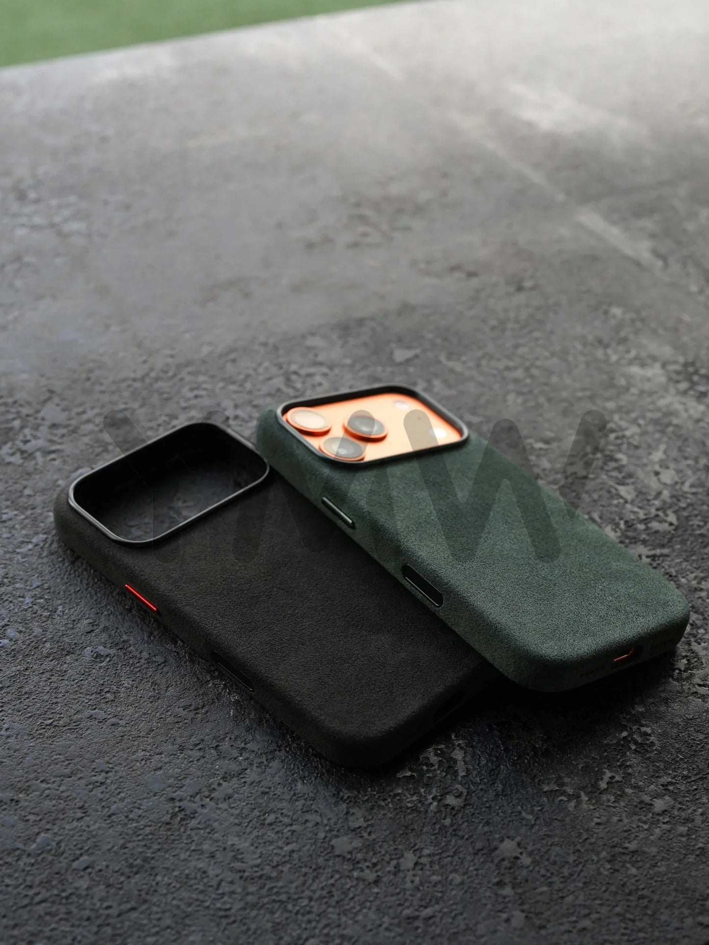 Case for iPhone 17 16 Pro Max Compatible Magsafe Business Supercar Interior Same Suede Leather Phone Cover