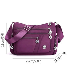 Bag Women's Large Capacity Shoulder Bag Waterproof and Wear Resistant Multi Pocket