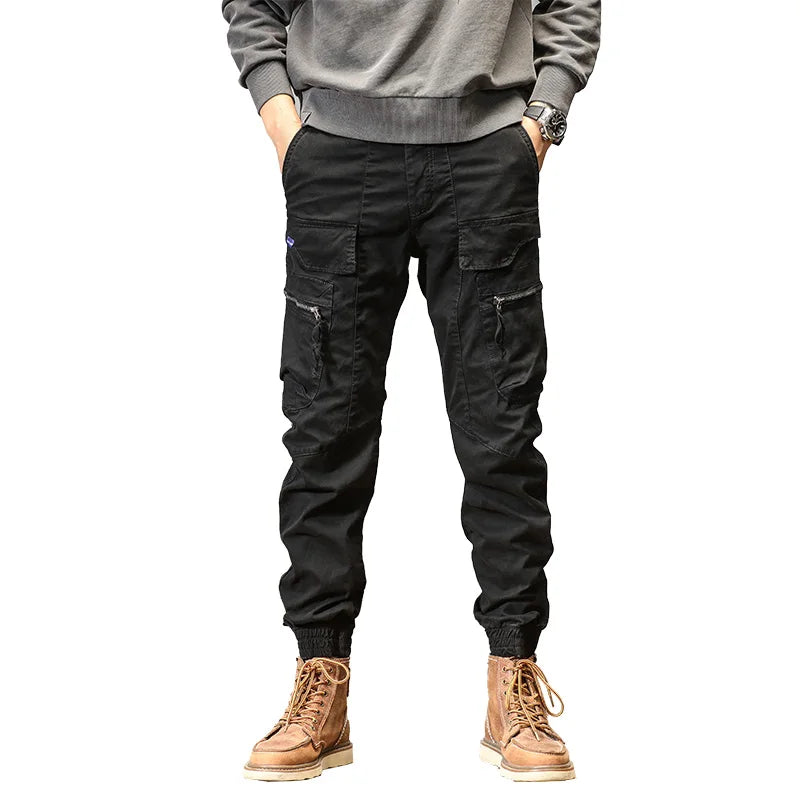 Joggers Cargo Pants Men Casual Y2k Multi-Pocket Male Trousers Sweatpants