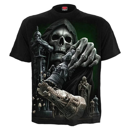 Skull 3D T-shirt for Men Fashion Hip Hop O-Neck Short Sleeve Shirt Harajuku Men's T-shirt Oversized T-shirt Men's Clothing