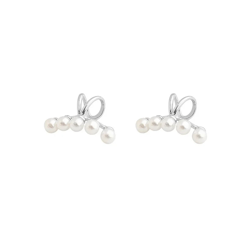 EVISPOL Fashion Exquisite Crystal Zerconia Ear Cuff Earrings for Woman Non Piercing Leaf Clip Earrings Christmas Jewelry Gift