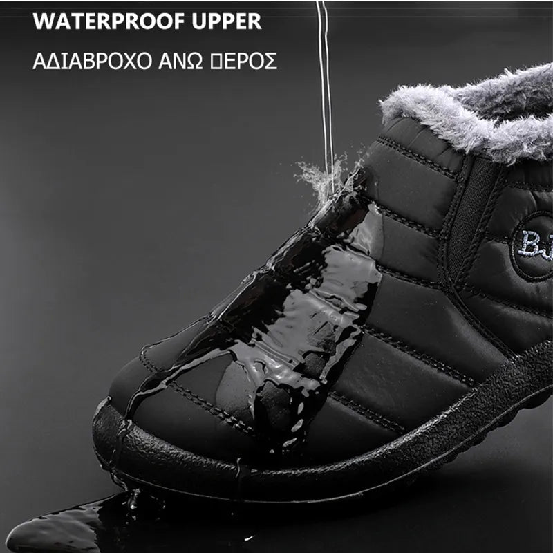 Winter Shoes For Men Boots Waterproof Winter Boots Casual Ankle Boots Snow