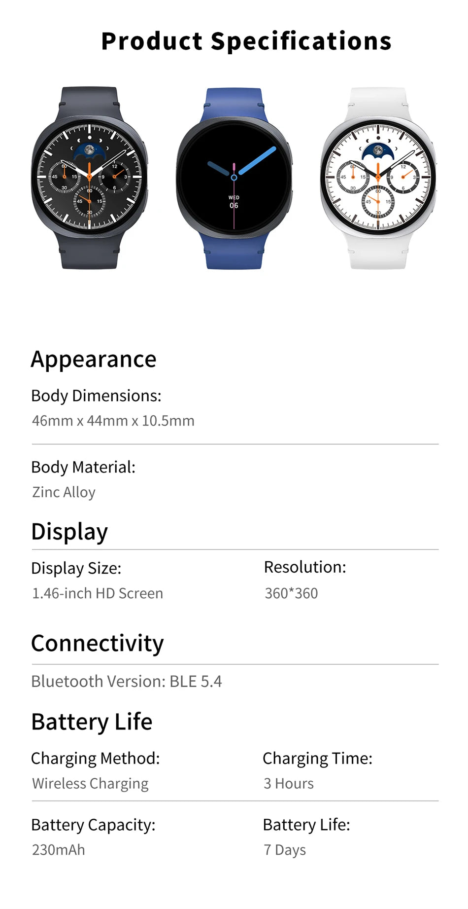 2025 New Smart Watch 8 Classic 46mm Ultra HD Screen ChatGPT GPS NFC Compass Clock Bluetooth Call Waterproof Smartwatch Men Women