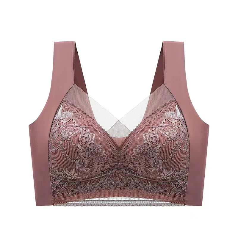 Lace Ladies Underwear and Comfortable No Steel Rings