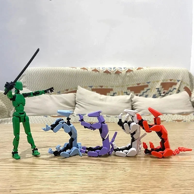 1PCS T13 Joints Figure Articulate Movable Dummy Doll Diy Assembly Toy 3D Printed Action Figure Stop Motion Animation Dummy Gift