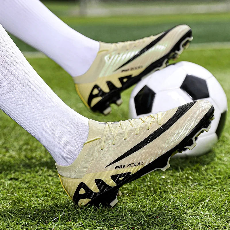 Sneakers Men Ultralight Soccer Shoes FG Football Boots Adult Futsal Sport